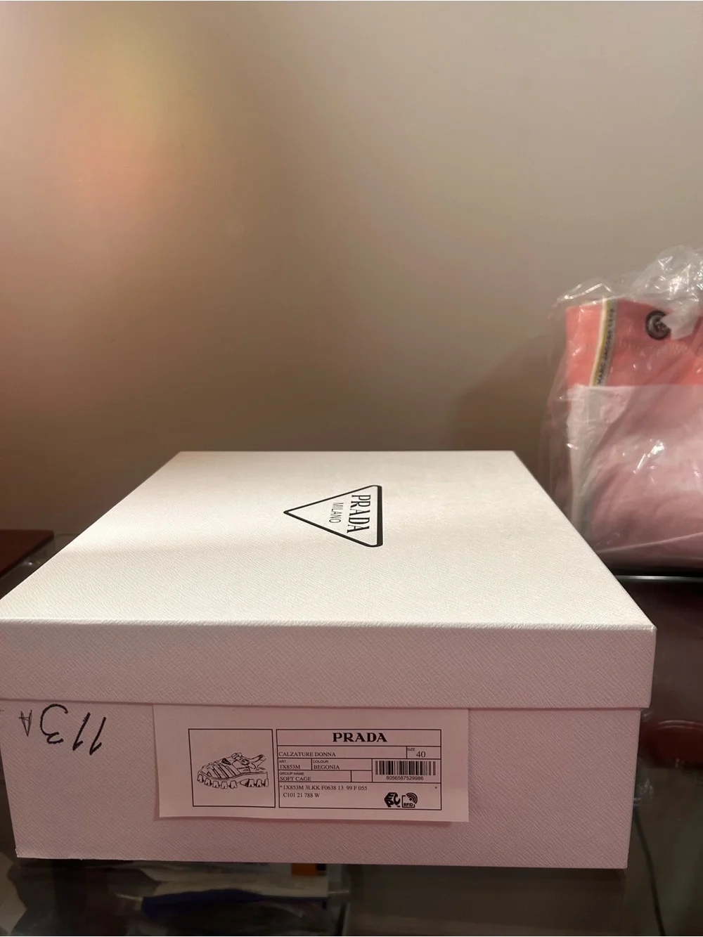 Prada Coral Pink Jelly Platform Fisherman Sandals